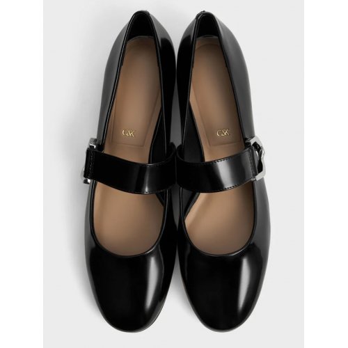 Gabine Leather Mary Janes - Black Box 