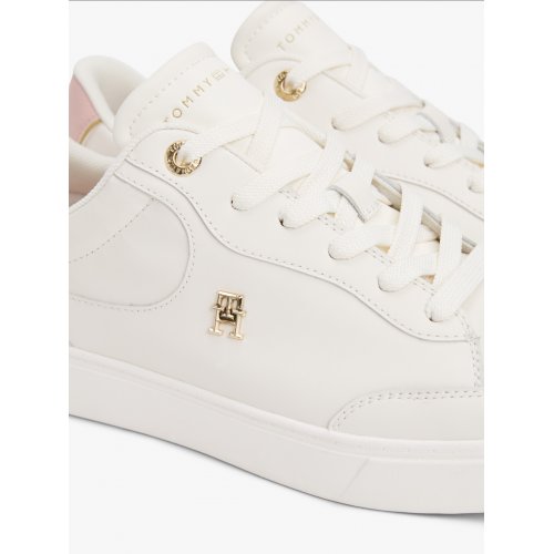  TH Monogram Leather Court Trainers