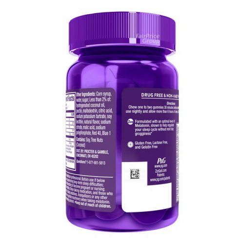 ZzzQuil Pure Dietary Supplement - Melatonin+ Chamomile & Lavender