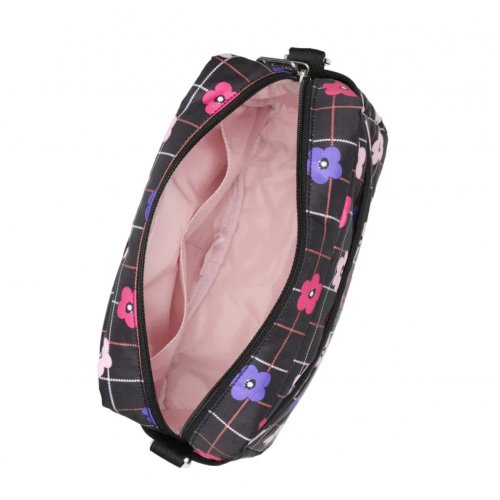 Deluxe Crossbody Floral Plaid