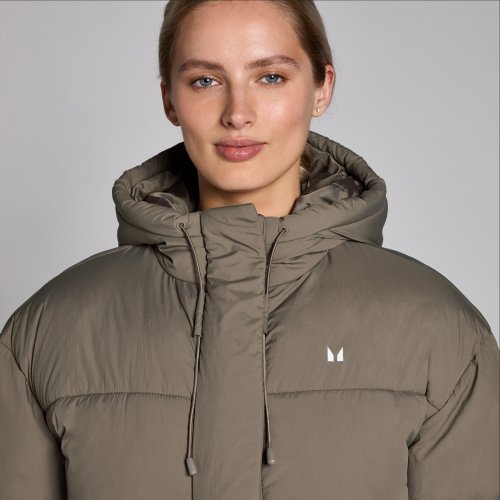 MP Women's Short Padded Puffer Jacket - Espresso