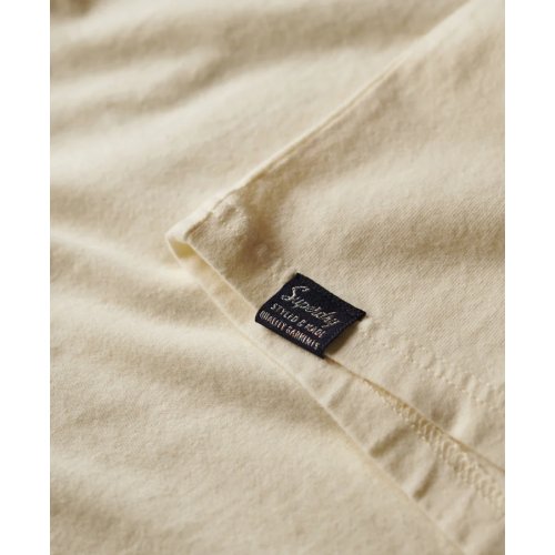 Embossed Relaxed T-Shirt - Rice White