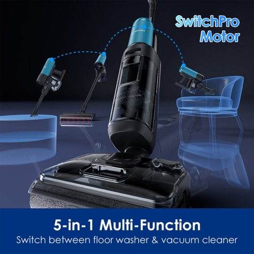 Tineco Floor One Switch S7 Stretch Smart 5-in-1 Multi-Function Wet Dry Vacuum Cleaner