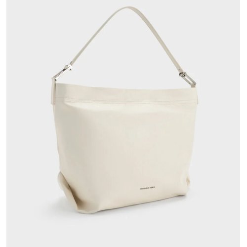 Sianna Slouchy Hobo Bag - Cream