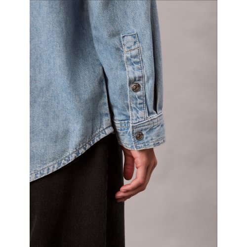 Cotton Linen Denim Shirt