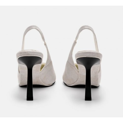 Studio Liza Slingback Pumps - Chalk 