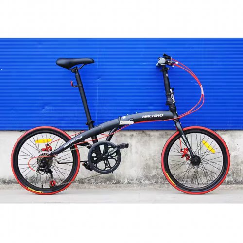 Foldable Bicycle | HA-02 Steel | 20 Inch 7 Speed Shimano | Black