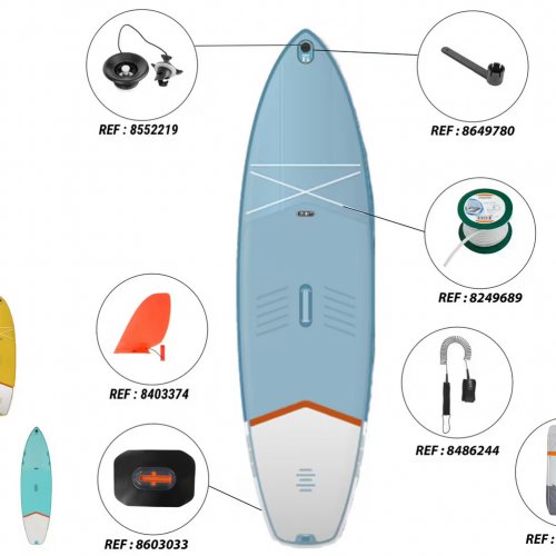 Inflatable Stand Up Paddle Board Beginners - Blue