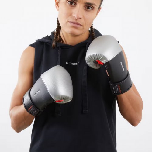 Punching Bag Gloves - Black/Silver