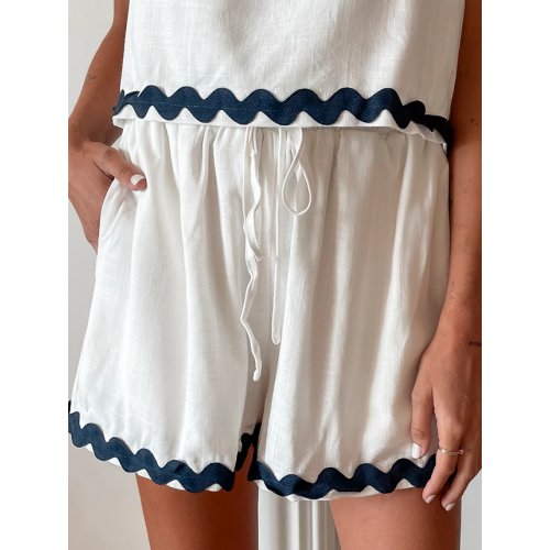 Solara Shorts - White Multi