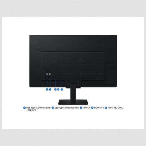 SAMSUNG 27" M5 M50F FHD FLAT SMART MONITOR (BLACK) LS27FM500EEXXS - C