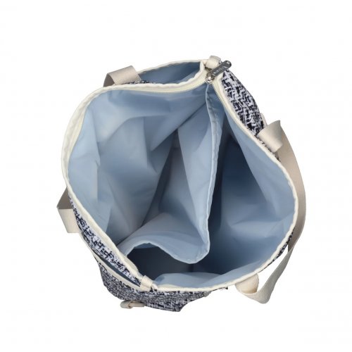 Weave Black Everyday Top Handle Backpack