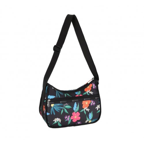 Wild Flower Watercolor Classic Hobo