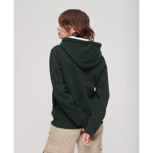 Luxe Metallic Logo Hoodie