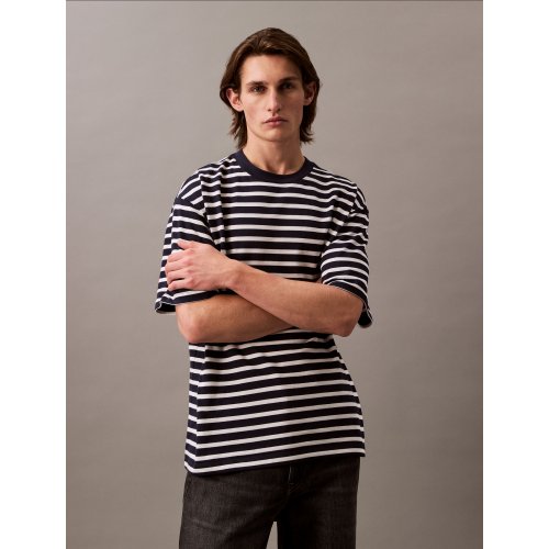 Bold Stripe Heavyweight Cotton Tee