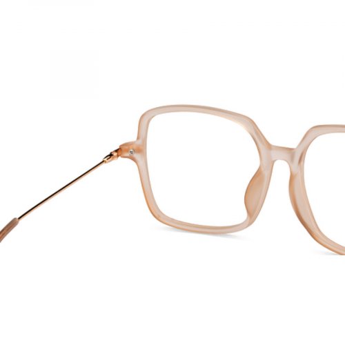 Brown Transparent Full Rim Square