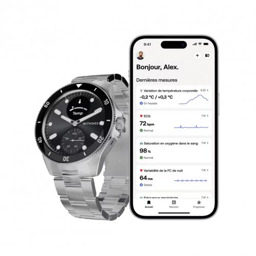 WITHINGS ScanWatch Nova Black 43mm 10ATM