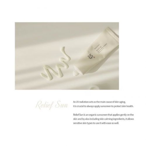 BEAUTY OF JOSEON Relief Sun (Rice+Probiotics Spf50+ Pa++++ Moisturizing Cream With Uv Protection) 50ml