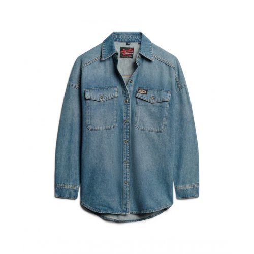 Denim Overshirt - Antique Blue