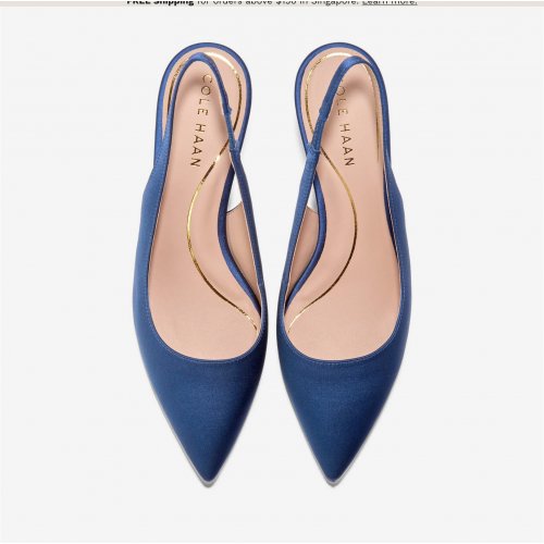  Women's VANDAM SLING BACK PUMP 65MM - Blue