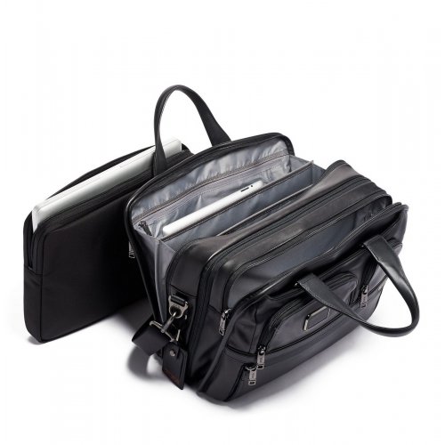   TUMI ALPHA Expandable Organizer Laptop Brief