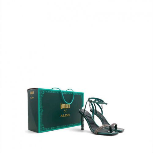 ALDO x Wicked Bewitching Heeled Sandals - Dark Green