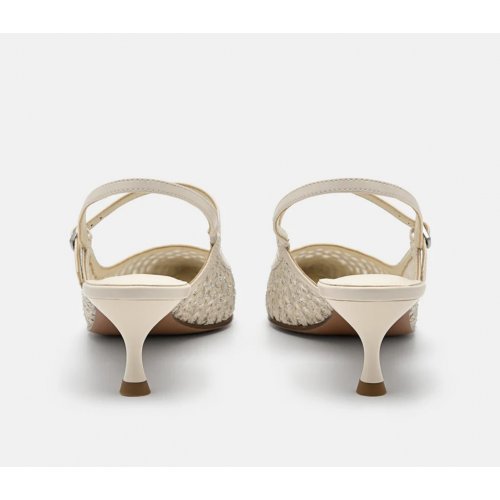  Marvel Heel Pumps - Chalk 