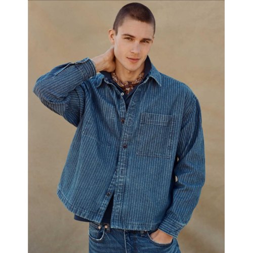 AE Herringbone Shacket