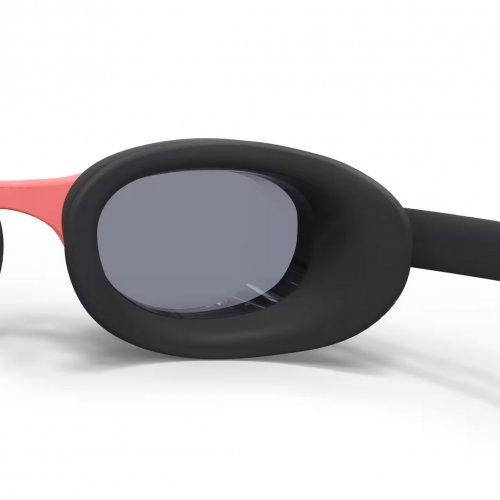 Swimming goggles XBASE - Clear lenses - One size - Black Pink Green