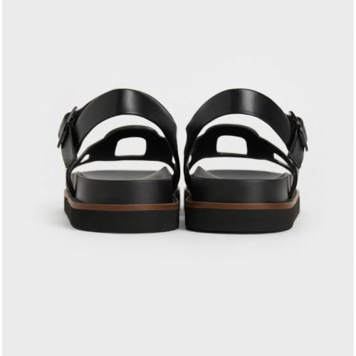  Easley Cut-Out Buckled Sandals - Black 