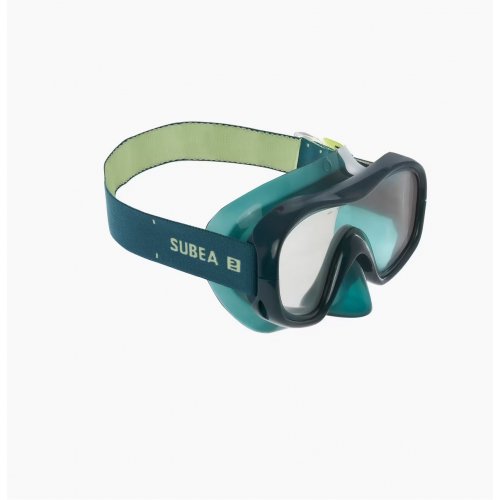 <span style='filter: blur(2.5px);'>*****</span> snorkelling Kit 100 COMFORT mask and DRYTOP snorkel green with bag