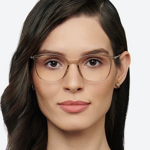 Lenskart Air Gray Transparent Full Rim Square