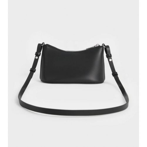  Robyn Elongated Chain-Handle Bag - Noir 