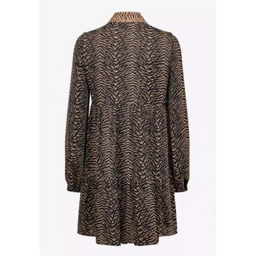 <span style='filter: blur(2.5px);'>*****</span> Zebra-print dress