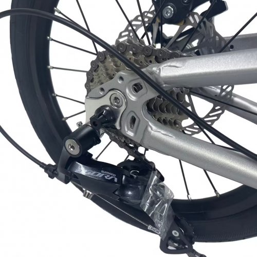 Rifle AK16 Foldable Bicycle | Mechanical Disc Brakes | 16 Inch | Sliver