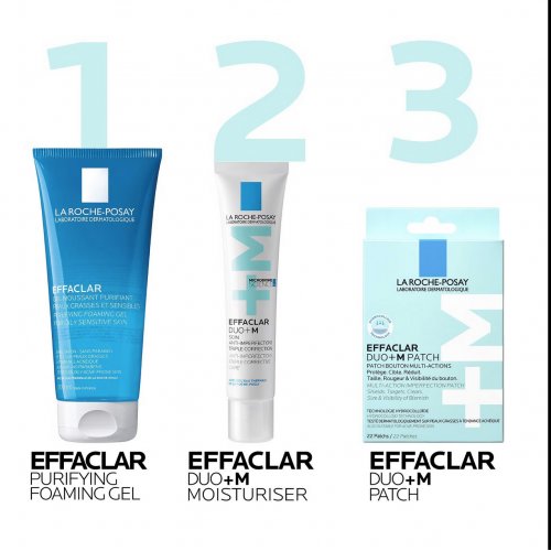  La Roche-Posay Effaclar Duo+M Patch, Multi-Action Imperfection Patch for Breakout-Prone Skin 22 Patches 