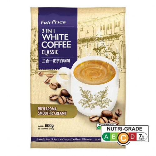 FairPrice 3-in-1 White Coffee - 2 Packs