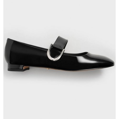  Gabine Leather Mary Janes - Black Box 