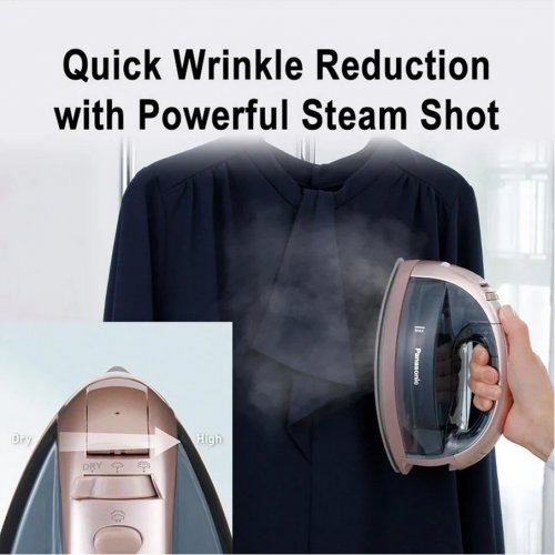 Panasonic CORDLESS STEAM IRON WITH MULTI-DIRECTION SOLEPLATE FOR FREE STYLE IRONING