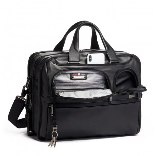   TUMI ALPHA Expandable Organizer Laptop Brief