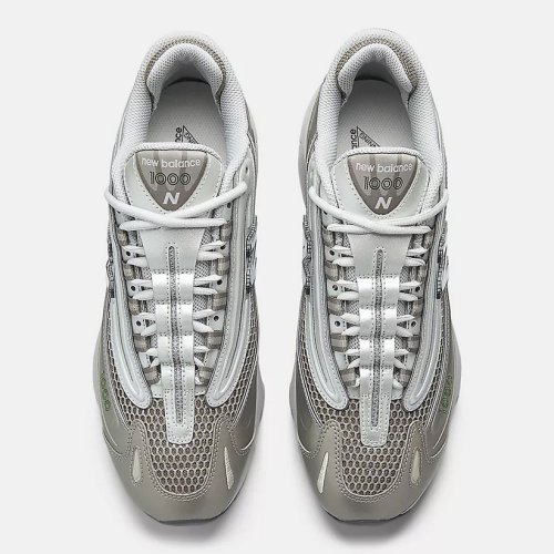 1000  Arid Stone with Light Silver Metallic and Dark Alpine Green 