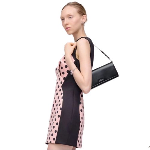 MARC JACOBS THE MIRROR SHOULDER - BLACK