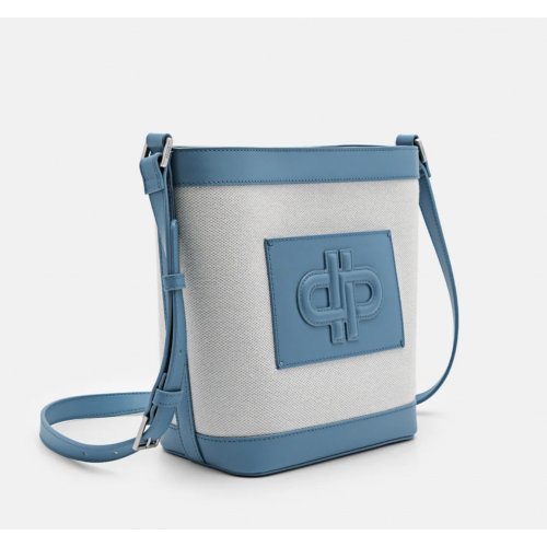  PEDRO Icon Canvas Bucket Bag - Slate Blue 