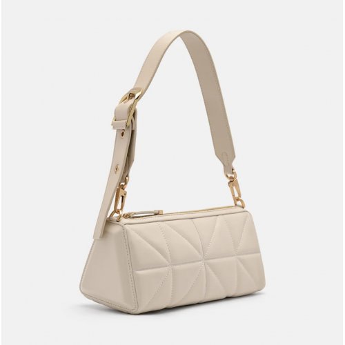  Helix Mini Bowling Bag in Pixel - Beige 
