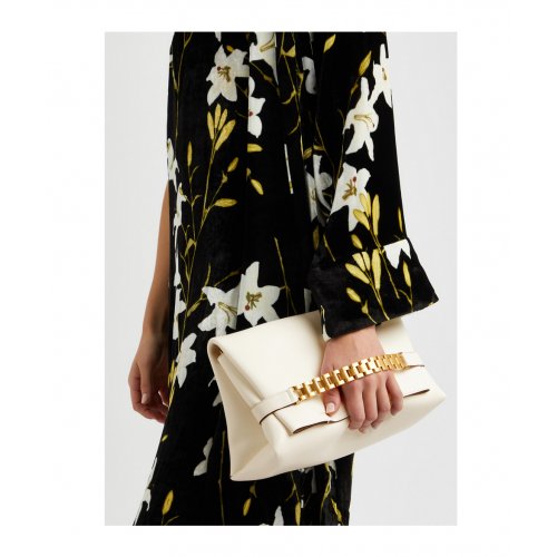  VICTORIA BECKHAM Chain leather pouch  - Gallery Image 1