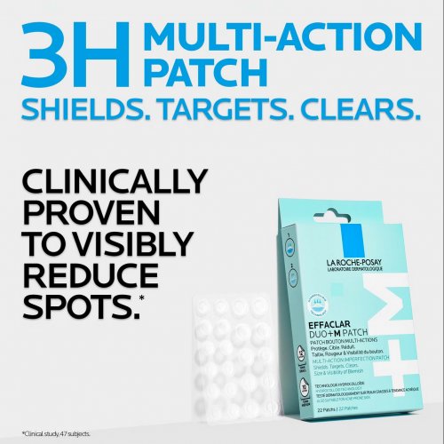  La Roche-Posay Effaclar Duo+M Patch, Multi-Action Imperfection Patch for Breakout-Prone Skin 22 Patches 