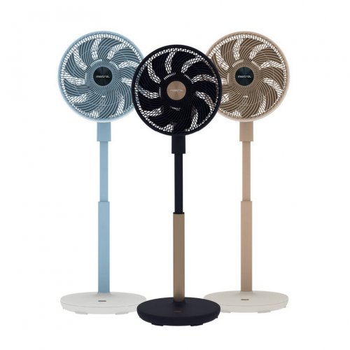 Mistral Summer Breeze 12" DC High Velocity Stand Fan with Wi-Fi & Remote Sky Blue