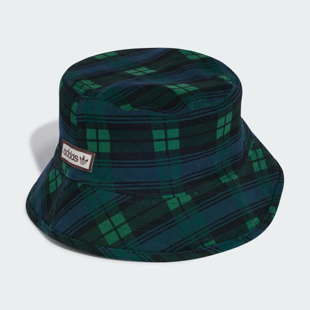 adidas Tartan Bucket Hat Lifestyle OSFY Unisex Indigo / Green