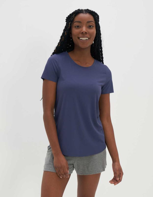 OFFLINE By Aerie Move-It Rib T-Shirt - Fresh Bright, S 