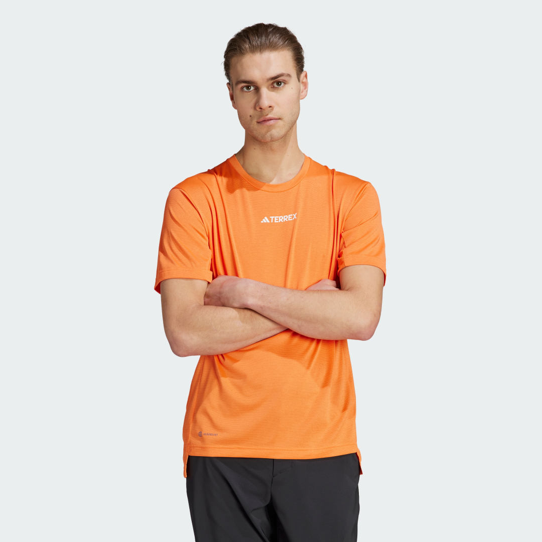 adidas Terrex Multi Tee Hiking 3XL Men Semi Impact Orange